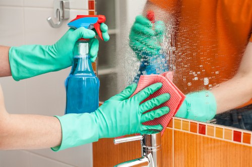 Local technician treating a stubborn pet odour in a Stockwell flat