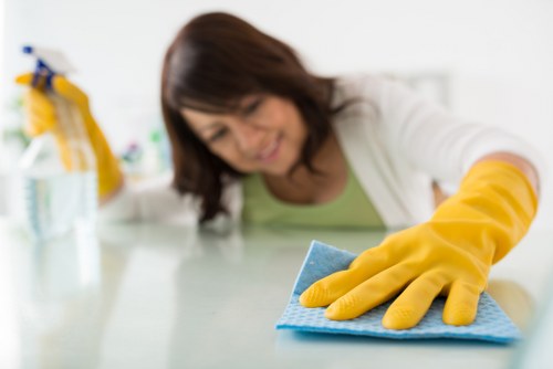Close-up of a deep cleaning service in Stockwell focusing on bathrooms and tiled surfaces