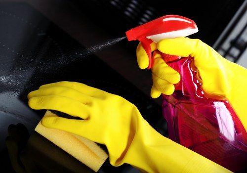 End of tenancy cleaning equipment prepared for a Stockwell property
